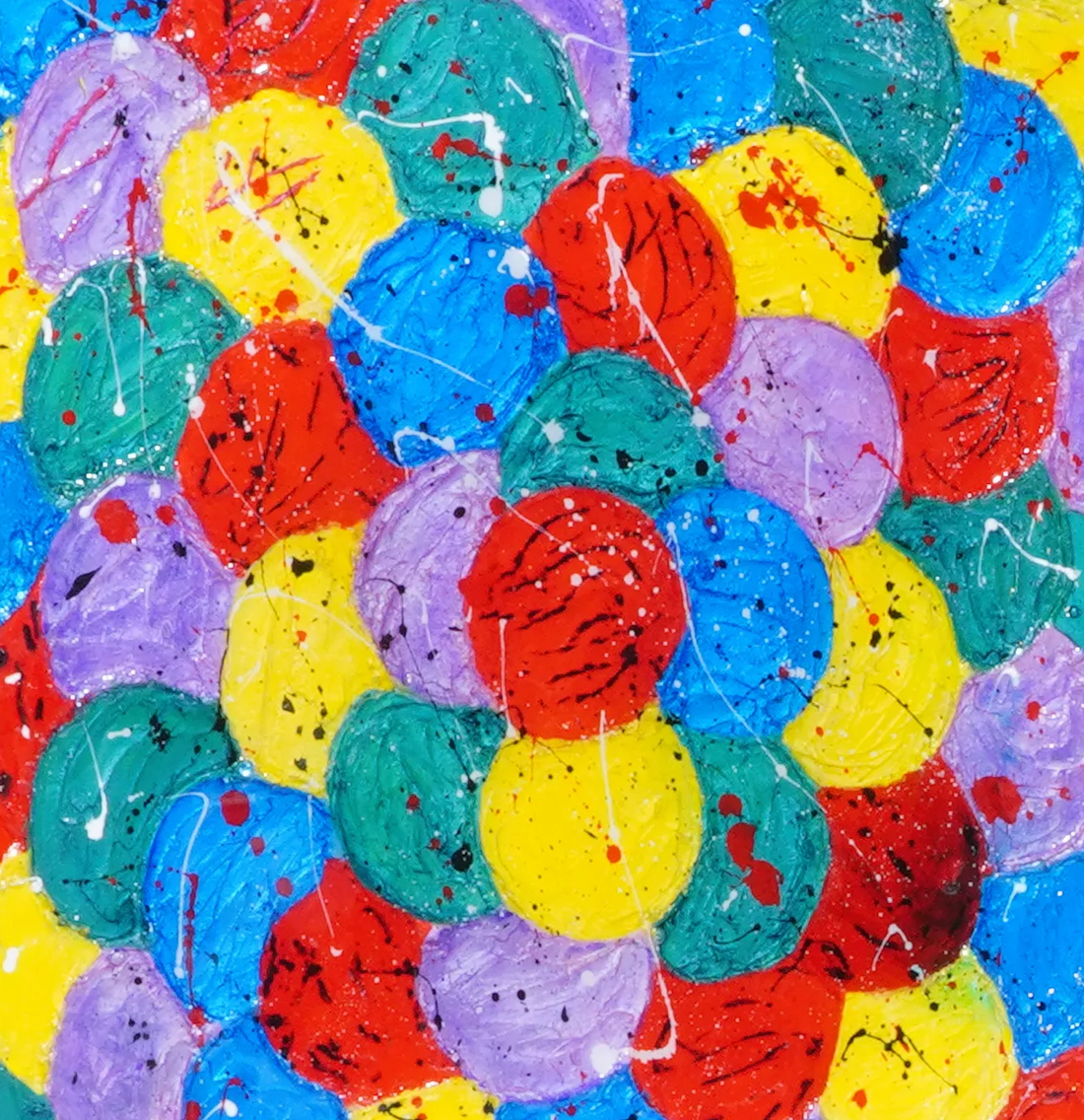 Colores Alegres 2025 - Elvira Lopez — Détail de la matière
