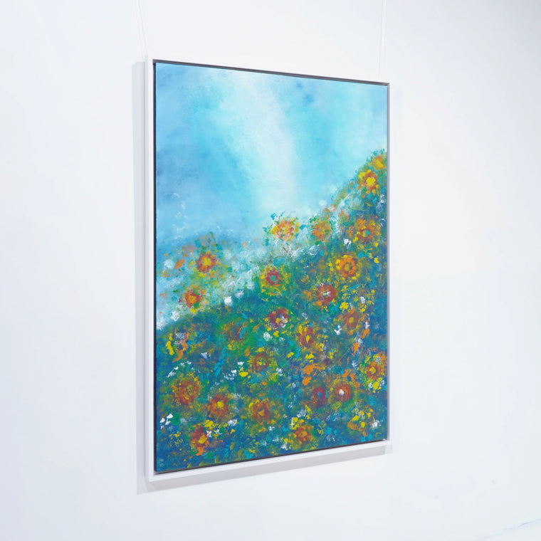 Inner peace filled with flowers - Elvira Lopez — In situ
