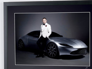 James Bond 007: Spectre, Daniel Craig as James Bond 007 and his Aston Martin DB10