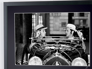 Alain Delon y Jean-Paul Belmondo - Borsalino, 1974