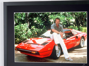 Magnum, P.I. - Classic TV - Tom Selleck (Thomas Magnum) and his Ferrari 308 GTS