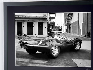Steve McQueen and 1956 Jaguar Xkss