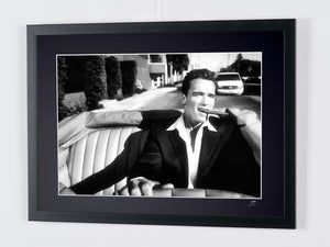 Arnold Schwarzenegger - Driving & Smoking