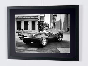 Steve McQueen and 1956 Jaguar Xkss