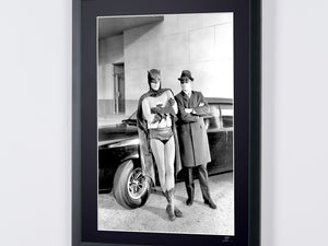 BATMAN 1966 - Adam West nei panni di Batman e Van Williams nei panni del Calabrone Verde