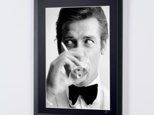 Roger Moore as James Bond 007 in *Shaken, Not Stirred*, 1968