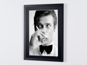 Roger Moore as James Bond 007 in *Shaken, Not Stirred*, 1968