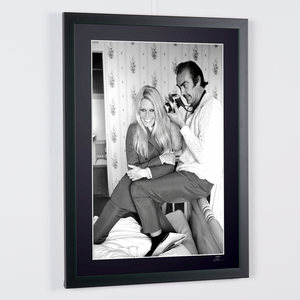 Brigitte Bardot and Sean Connery, 1968 - Behind the scenes of *Shalako*