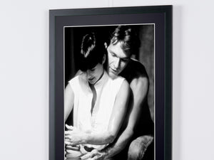 Ghost (1990) - Patrick Swayze (Sam) & Demi Moore (Molly) - Wooden Frame, 70x50 cm - - Original Certificate of Authenticity (COA), Hologram Logo, and QR Code