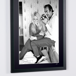 Brigitte Bardot and Sean Connery, 1968 - Behind the scenes of *Shalako*