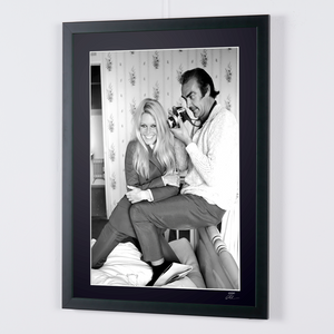 Brigitte Bardot and Sean Connery, 1968 - Behind the scenes of *Shalako*