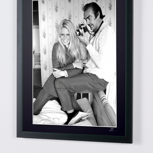 Brigitte Bardot and Sean Connery, 1968 - Behind the scenes of *Shalako*