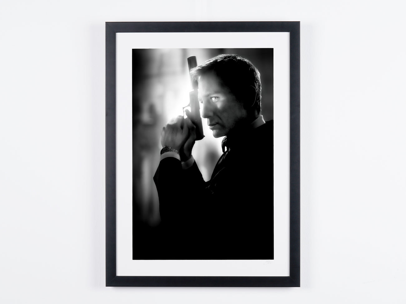 Fine art photograph of Daniel Craig in Casino Royale, hand-framed — limited edition of 30 numbered prints.