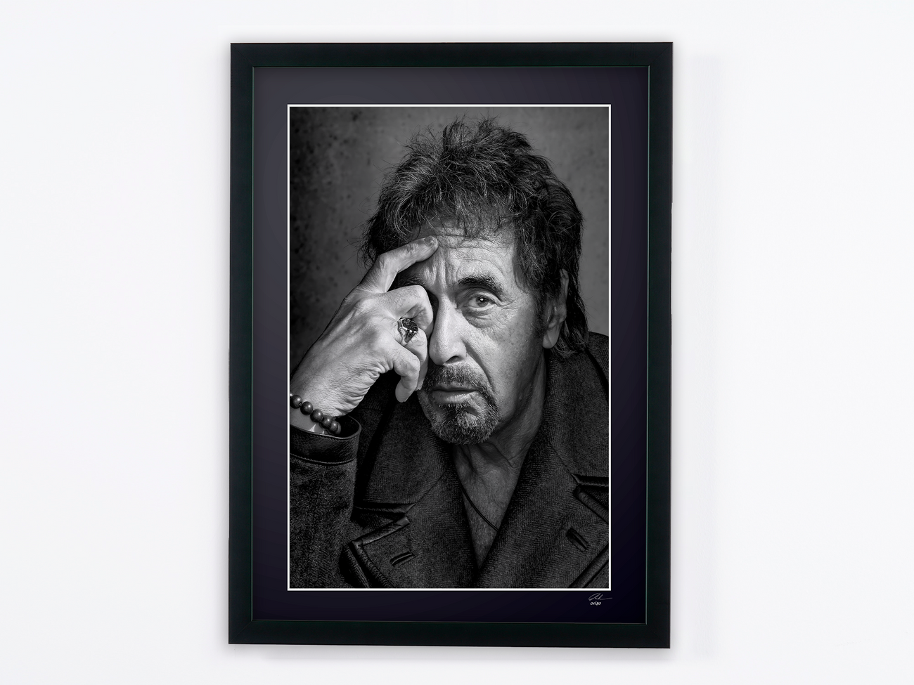 Photographie d’art de Al Pacino dans Al Pacino - Iconic Legend, encadrée à la main — édition limitée de 30 exemplaires numérotés.