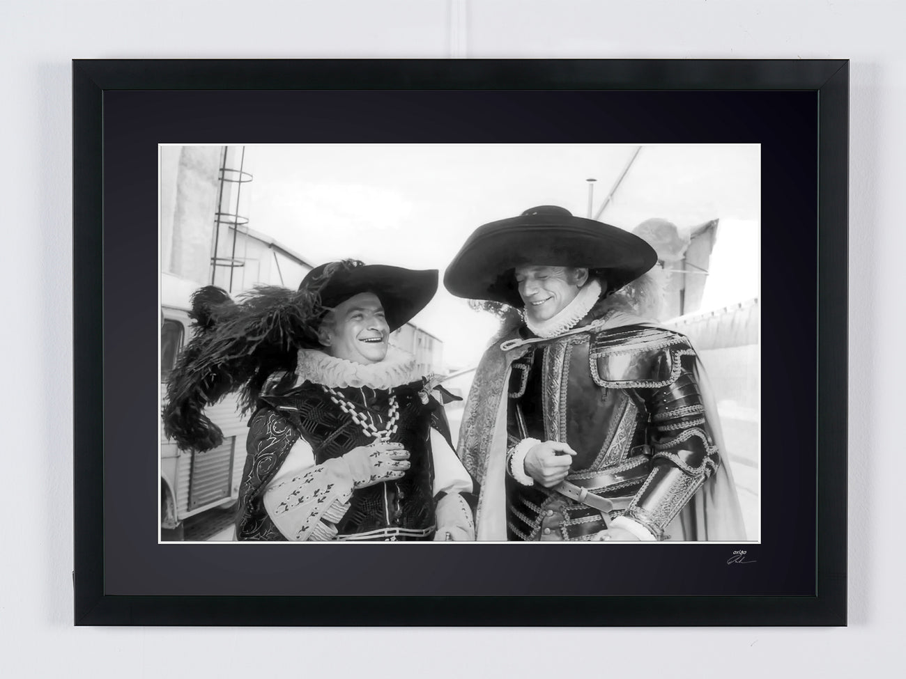 Fine art photograph of Louis de Funès in La Folie des Grandeurs, hand-framed — limited edition of 30 numbered prints.
