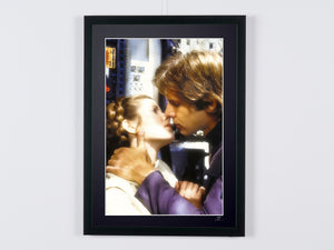 Star Wars Episode V: The Empire Strikes Back - Princess Leia and Han Solo Kiss Scene