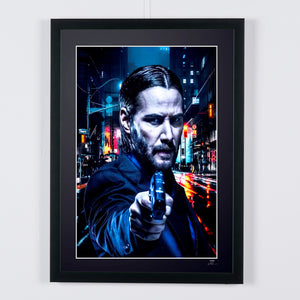  John Wick – Keanu Reeves als John Wick – Fotorahmen – Starck Gallery – 1