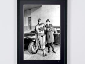 BATMAN 1966 - Adam West nei panni di Batman e Van Williams nei panni del Calabrone Verde