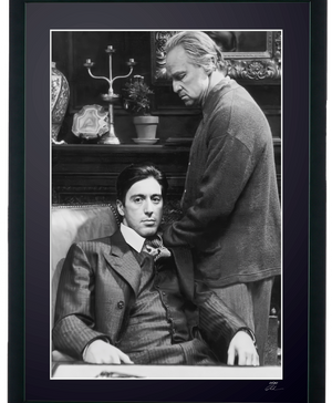  Godfather, the, Marlon Brando as Don Vito Corleone & Al Pacino as Michael Corleone - Cadre Photo- Starck Gallery -  4