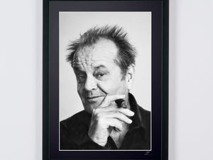 Jack Nicholson Portrait (with cigar)