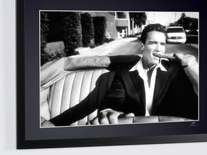 Arnold Schwarzenegger - Driving & Smoking