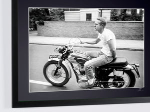  Steve McQueen on Triumph TR6 1966 
