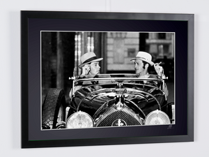 Alain Delon y Jean-Paul Belmondo - Borsalino, 1974