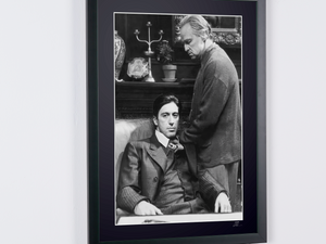  Godfather, the, Marlon Brando as Don Vito Corleone & Al Pacino as Michael Corleone - Cadre Photo- Starck Gallery -  6