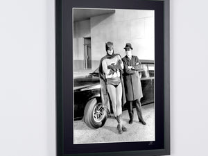 BATMAN 1966 - Adam West nei panni di Batman e Van Williams nei panni del Calabrone Verde