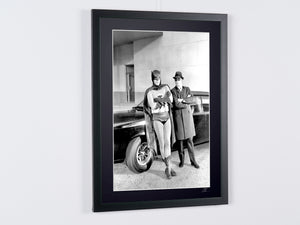 BATMAN 1966 - Adam West nei panni di Batman e Van Williams nei panni del Calabrone Verde