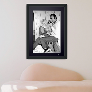 Brigitte Bardot and Sean Connery, 1968 - Behind the scenes of *Shalako*