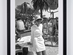  Audrey Hepburn - On the set Two For The Road, St. Tropez 1967 