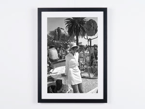  Audrey Hepburn - On the set Two For The Road, St. Tropez 1967 