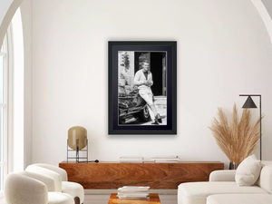 Steve McQueen At home California - Jaguar XK-SS en 1966