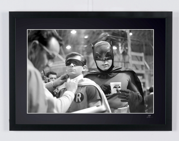 Batman (TV series, 1966) — Adam West and Burt Ward, behind the scenes (1)
