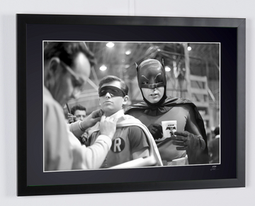 Batman (TV series, 1966) — Adam West and Burt Ward, behind the scenes (3)