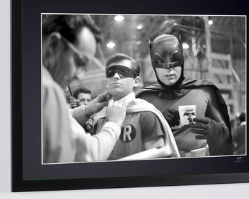 Batman (TV series, 1966) — Adam West and Burt Ward, behind the scenes (4)
