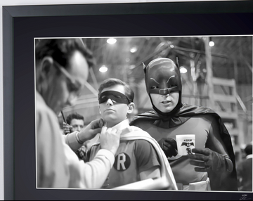 Batman (TV series, 1966) — Adam West and Burt Ward, behind the scenes (6)