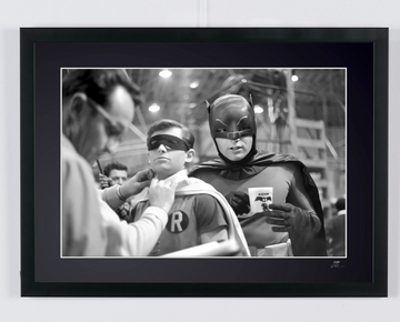 Batman (TV series, 1966) — Adam West and Burt Ward, behind the scenes (7)