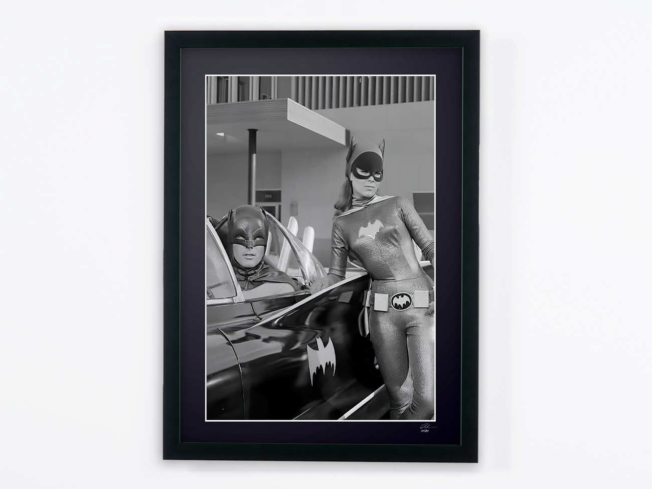 Batman - Serie Clásica de TV - Adam West y Yvonne Graig con el Batmóvil