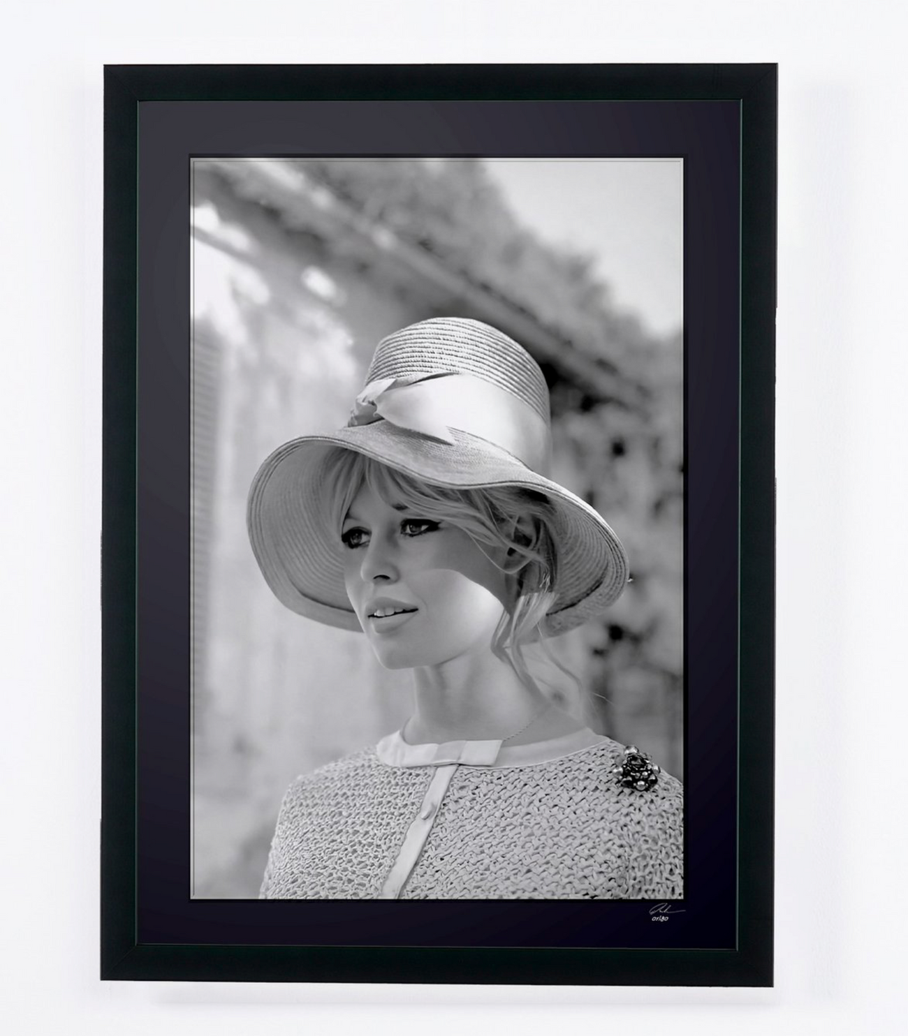 Fine art photograph of Brigitte Bardot in Brigitte Bardot - Spoleto (1961), hand-framed — limited edition of 30 numbered prints.