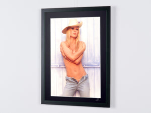  Brigitte Bardot 1975 - Marco de fotos - Starck Gallery