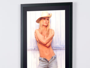  Brigitte Bardot 1975 - Marco de fotos - Starck Gallery