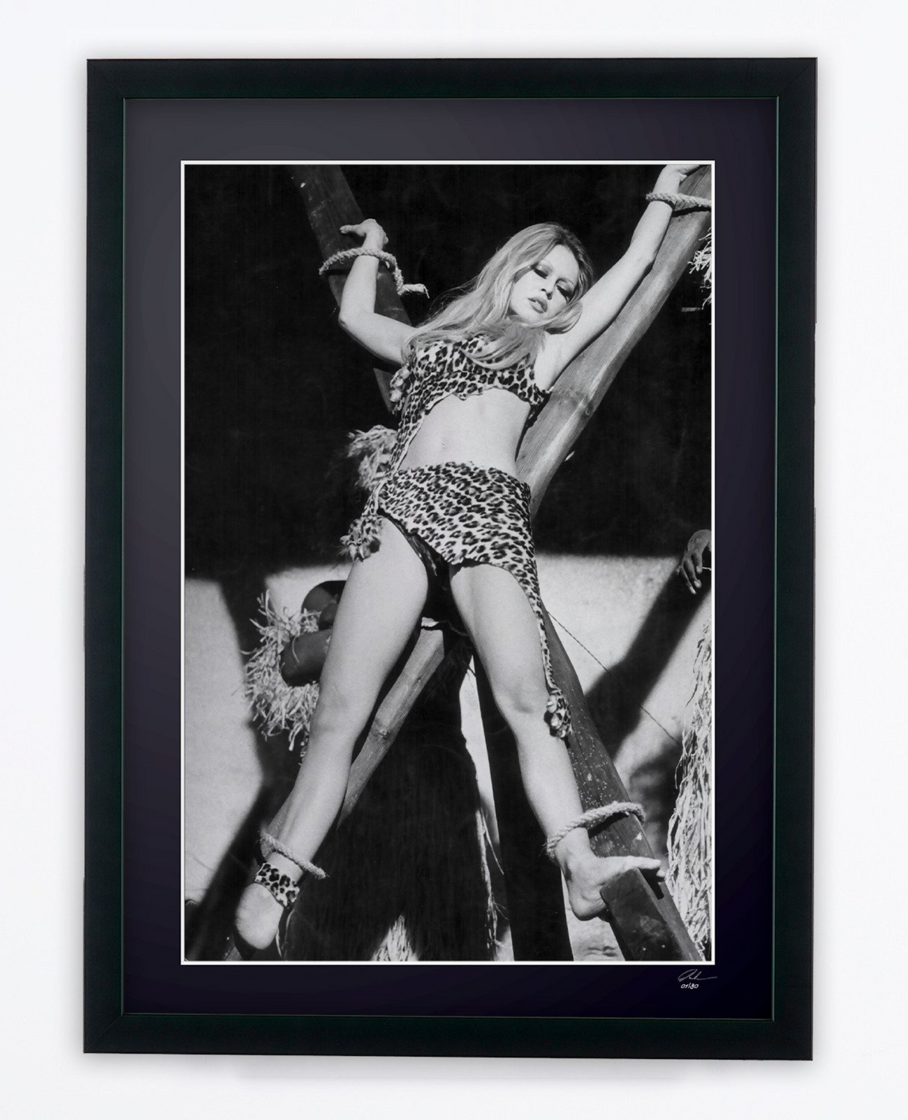Fine art photograph of Brigitte Bardot in Boulevard du Rhum, hand-framed — limited edition of 30 numbered prints.
