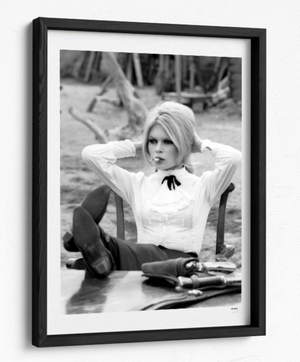 Brigitte Bardot - on the Shalako Set