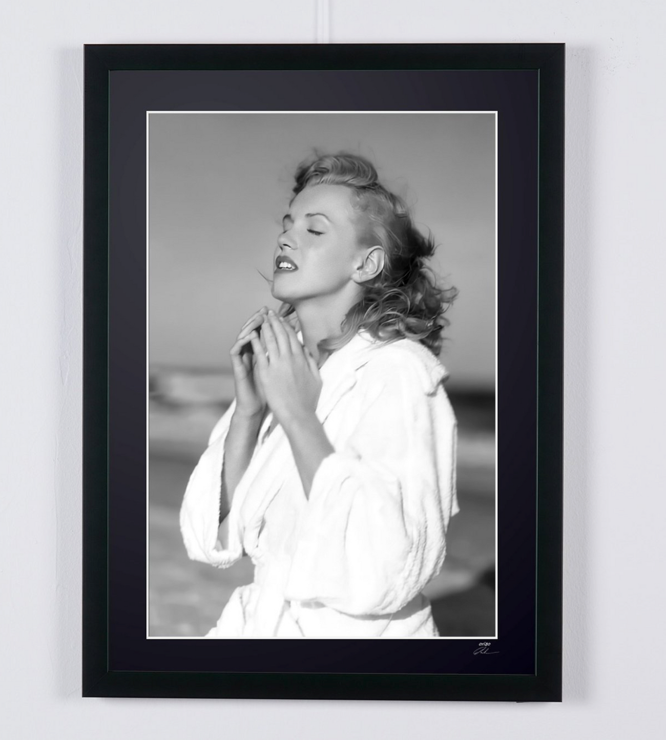 Fine art photograph of Marilyn Monroe in Marilyn Monroe (1949) The Private Moment Collection - D. Dienes, hand-framed — limited edition of 30 numbered prints.