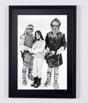 Star Wars Episode V: The Empire Strikes Back - Han Solo, Leia Organa and Luke Skywalker On Set