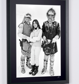 Star Wars Episode V: The Empire Strikes Back - Han Solo, Leia Organa and Luke Skywalker On Set