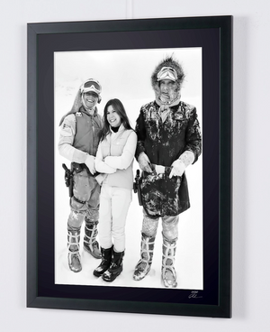 Star Wars Episode V: The Empire Strikes Back - Han Solo, Leia Organa and Luke Skywalker On Set