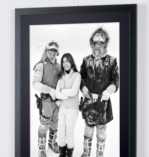 Star Wars Episode V: The Empire Strikes Back - Han Solo, Leia Organa and Luke Skywalker On Set
